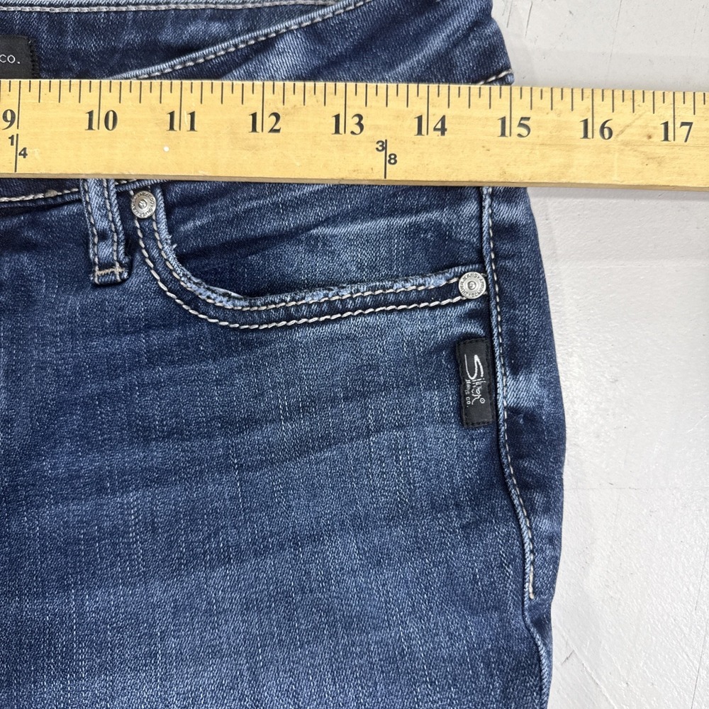 Silver Jeans Co Suki Straight Designer‎ Jeans Womens 29x31 Medium Wash - Picture 3 of 7